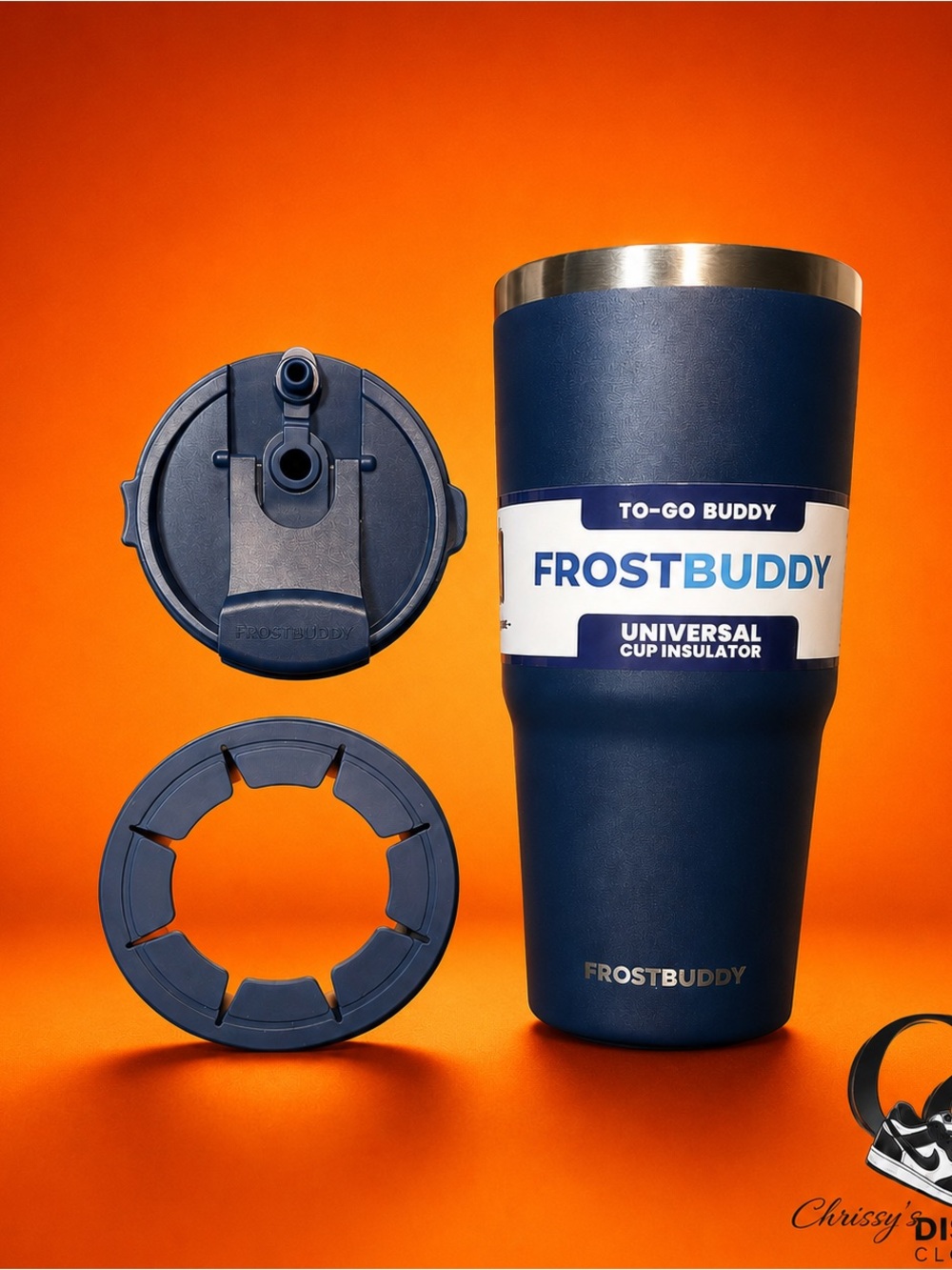 Frostbuddy Frost Buddy To-Go Buddy NAVY BLUE  32 oz  NEW